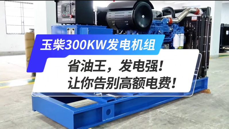 「視頻」玉柴300kw發(fā)電機組，省油王，發(fā)電強！讓你告別高額電費！ 